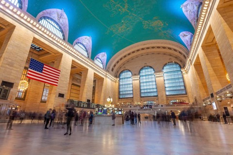 Interior view of Grand Central Station