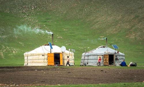 Nomadic yurts