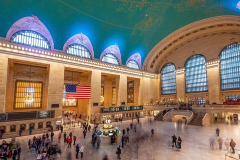 Interior view of Grand Central Station
