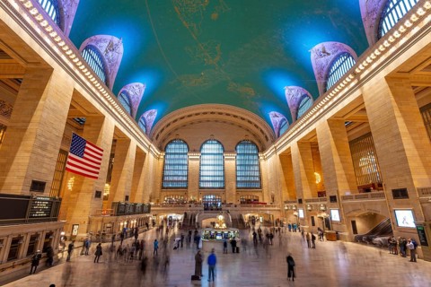 Interior view of Grand Central Station