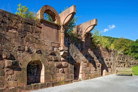 Remains of the Great Fireplace in the Palas