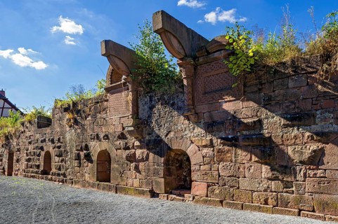 Remains of the Great Fireplace in the Palas