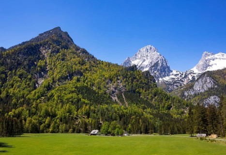 Alpine hut Polsterstueberl in the Stoder Valley