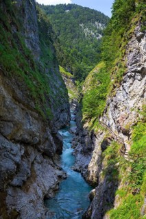 Climbing facility in the Lammerklamm