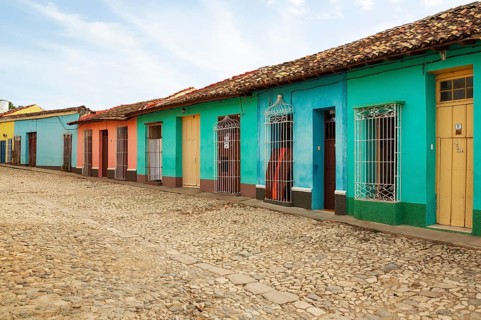 Modest dwellings in the colonial old town