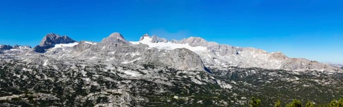 Panoramic view from the Krippenstein to the Hoher Dachstein