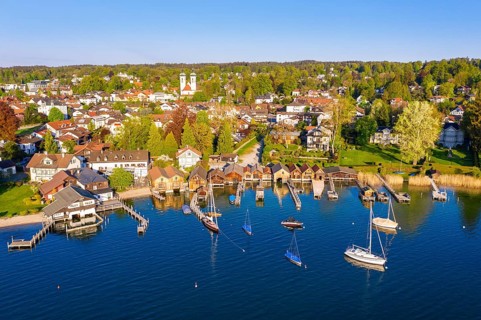 Boathouses at Lake Starnberg