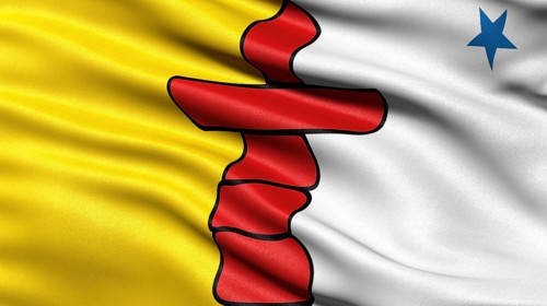 Flag of the territory of Nunavut