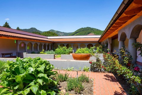 Herb gardenan monastery Gut Aich