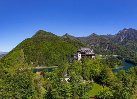 Castle Klaus at the Klaus reservoir