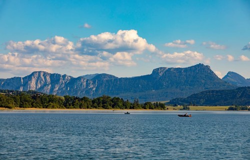 Fishing boats at the Irrsee