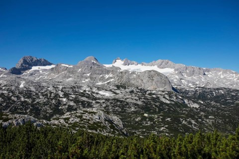 View from the Krippenstein to the Hoher Dachstein