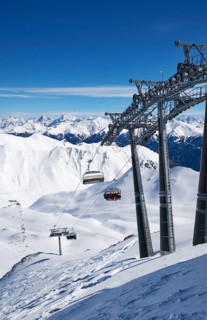 Sign highest point in the ski area Serfaus-Fiss-Ladis