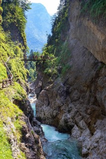 Climbing facility in the Lammerklamm