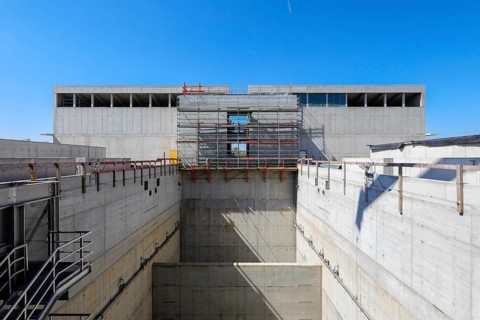 Construction of Oberhausen pumping station