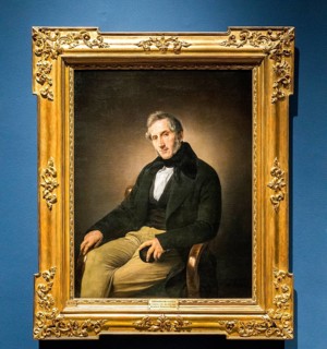 Portrait of the writer Alessandro Manzoni