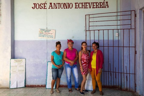 Teachers at a rural primary school