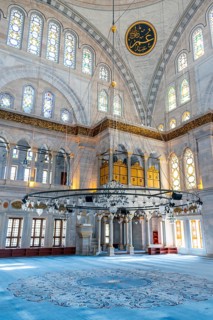 Interior of the Nuruosmaniye Mosque