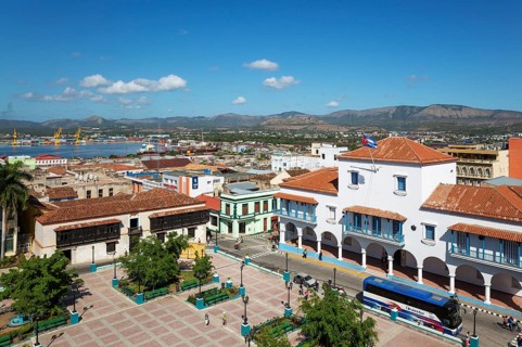 View of Santiago de Cuba