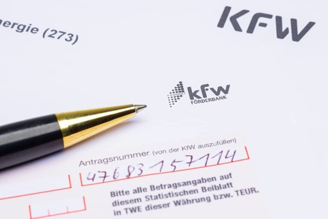 Application form of KfW-Foerderbank