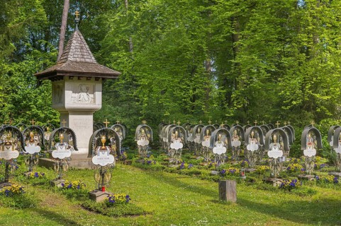 Memorial stone and cemetery of the Congregatio Mariana Sacerdotalis