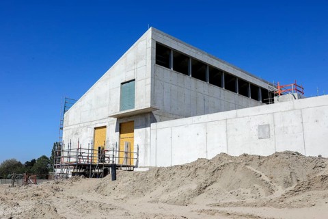 Construction of Oberhausen pumping station
