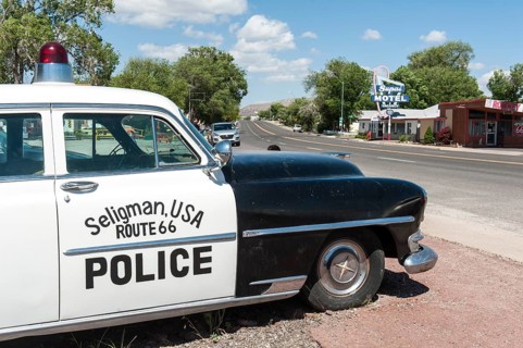 Old police car