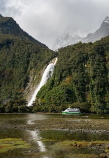 Tourist boat in the fjord