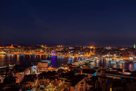 City view at night
