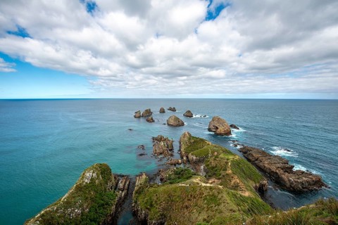 Headland with rocks