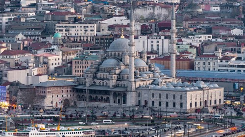 View of Yeni Cami mosque