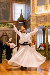 Dancing dervishes from the Sufi Mevlevi Order