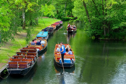 Boat trip on the Lehder Graben
