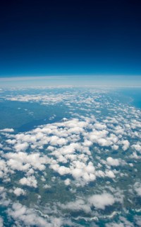 Mount Taranaki with clouds