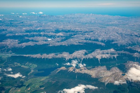 Lake Rotoiti and New Zealand Alps