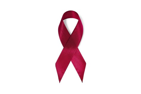 Symbol image Awareness Ribbon Wine red