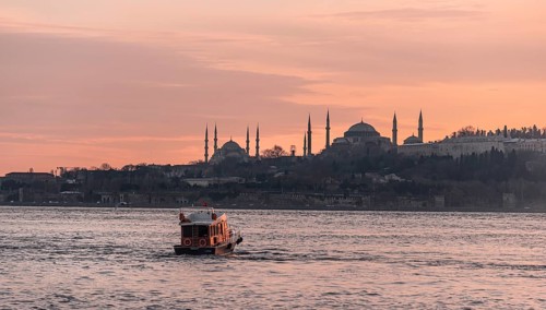 Boat on the Bosporus