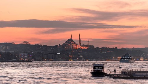Boat on the Bosporus