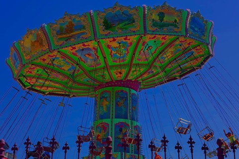 Chain carousel in the Prater