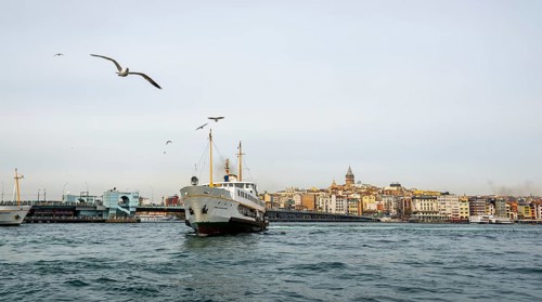 Boat on the Bosporus