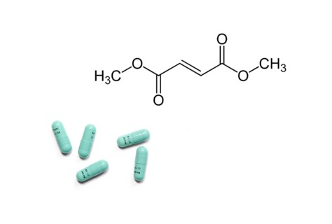 Dimethylfumarate or fumaric acid