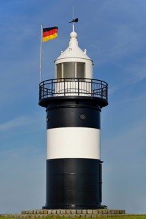 Lighthouse Kleiner Preusse at the port of Wremen
