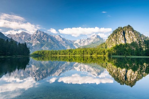 Almsee with reflection