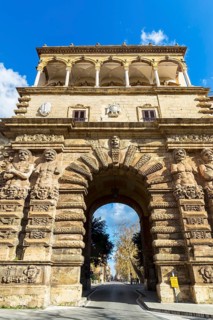 City gate Porta Nuova in the old town