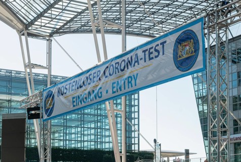 Free corona test at Munich Airport