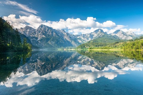 Almsee with reflection