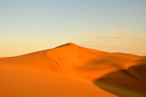 Sand dunes of the Namib Desert