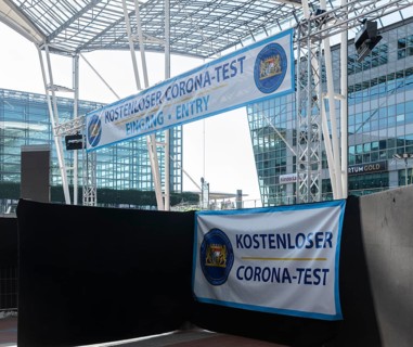 Free corona test at Munich Airport
