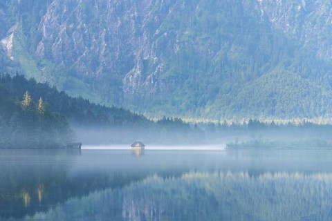 Fishing lodge in the Almsee