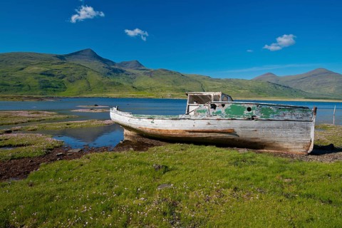 Old fishing boat